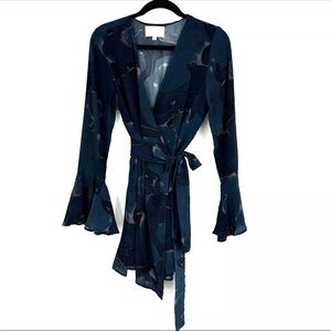 Stone cold fox robe mini dress xs/s